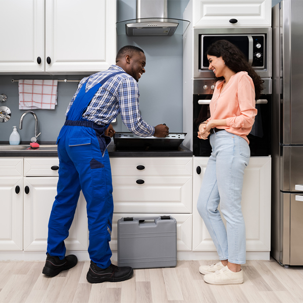 can you provide an estimate for cooktop repair before beginning any work in Westfield Center Ohio